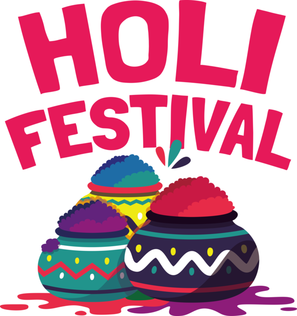 Transparent Holi Logo Text CUISINE M. for Happy Holi for Holi