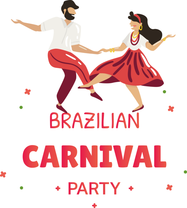 Transparent Brazilian Carnival Design Digital art Cartoon for Carnaval do Brasil for Brazilian Carnival