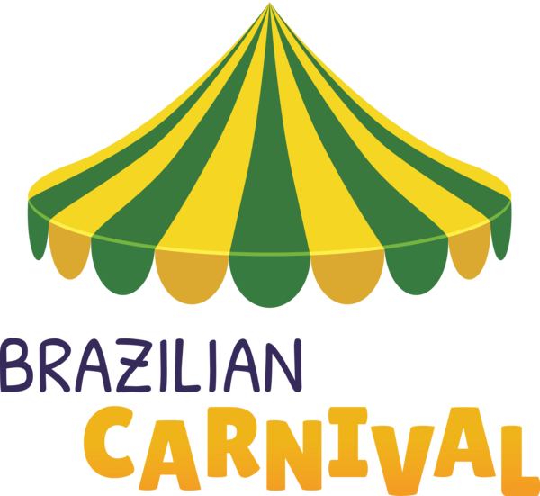 Transparent Brazilian Carnival Leaf Logo Line for Carnaval do Brasil for Brazilian Carnival