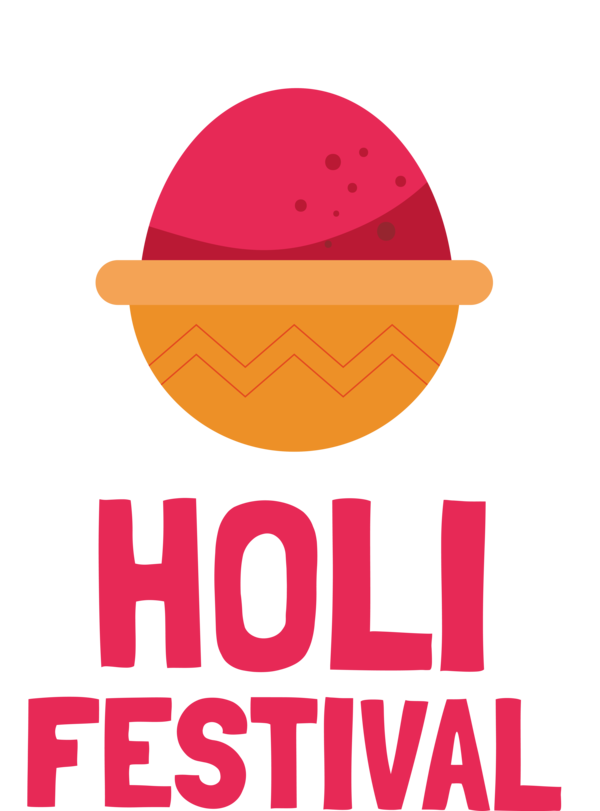 Transparent Holi Logo Line Hat for Happy Holi for Holi