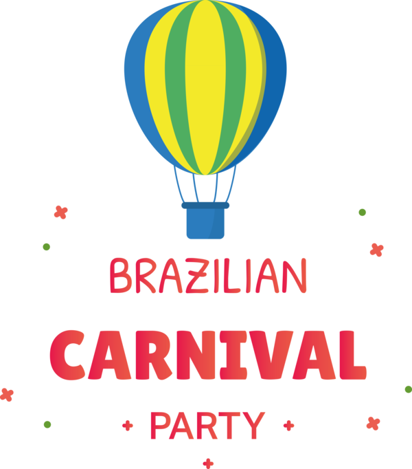 Transparent Brazilian Carnival Logo Human Balloon for Carnaval do Brasil for Brazilian Carnival