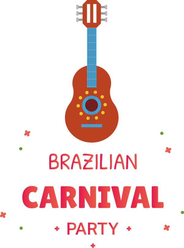 Transparent Brazilian Carnival Logo Line Meter for Carnaval do Brasil for Brazilian Carnival