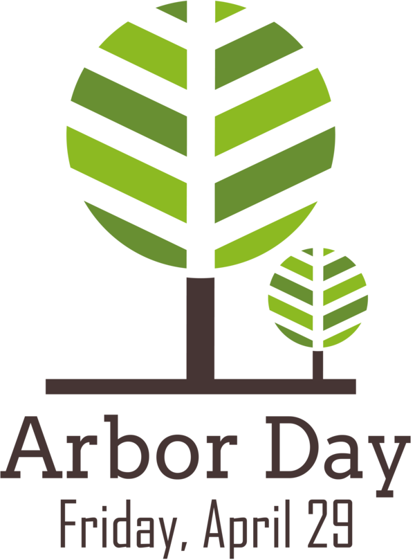 Transparent Arbor Day Logo Leaf for Happy Arbor Day for Arbor Day