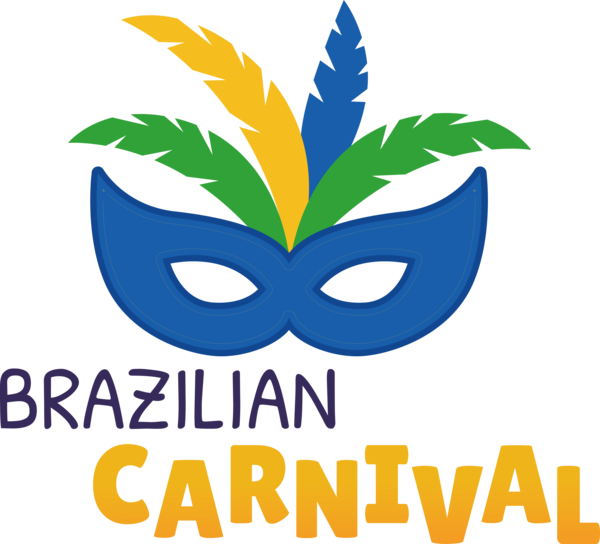 Transparent Brazilian Carnival Leaf Logo Cartoon for Carnaval do Brasil for Brazilian Carnival