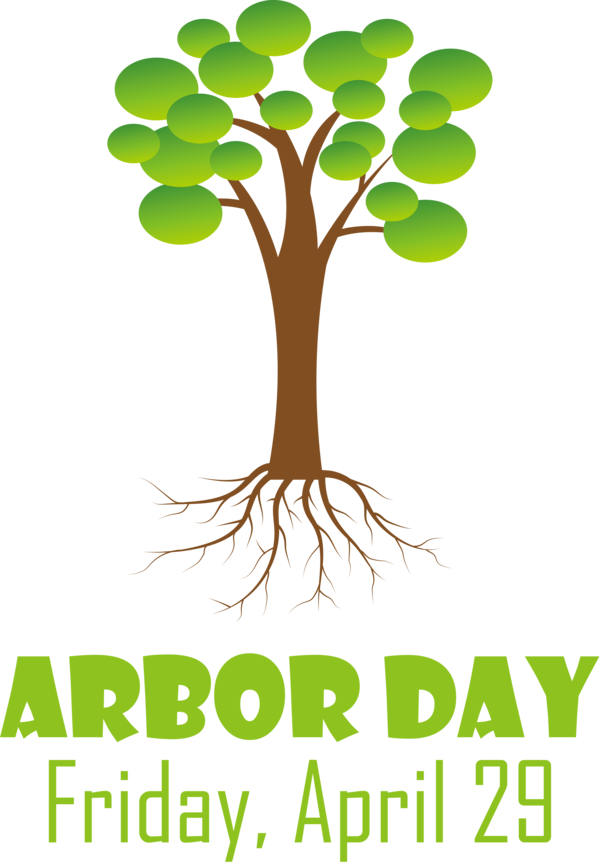 Transparent Arbor Day Nonverbal communication Design Communication for Happy Arbor Day for Arbor Day