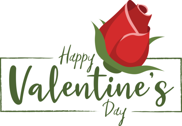 Transparent Valentine's Day Leaf Floral design Logo for Valentines for Valentines Day