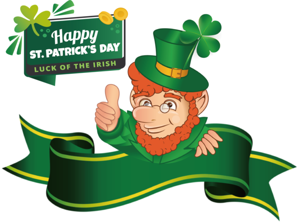 Transparent St. Patrick's Day St. Patrick's Day Christmas Day Holiday for Saint Patrick for St Patricks Day