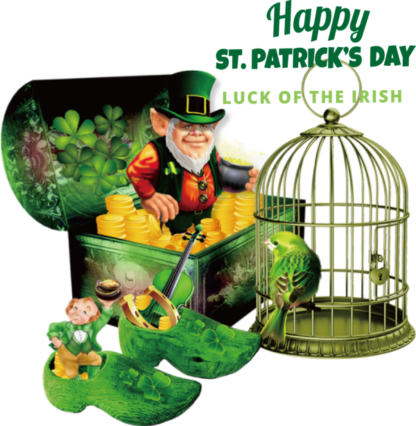 Transparent St. Patrick's Day Tree Pagode Play M Entertainment for Saint Patrick for St Patricks Day