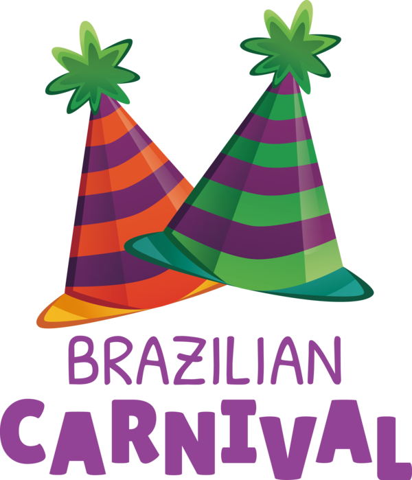 Transparent Brazilian Carnival Carnival Hat Party hat for Carnaval do Brasil for Brazilian Carnival