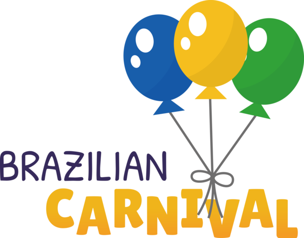 Transparent Brazilian Carnival Human Logo Balloon for Carnaval do Brasil for Brazilian Carnival