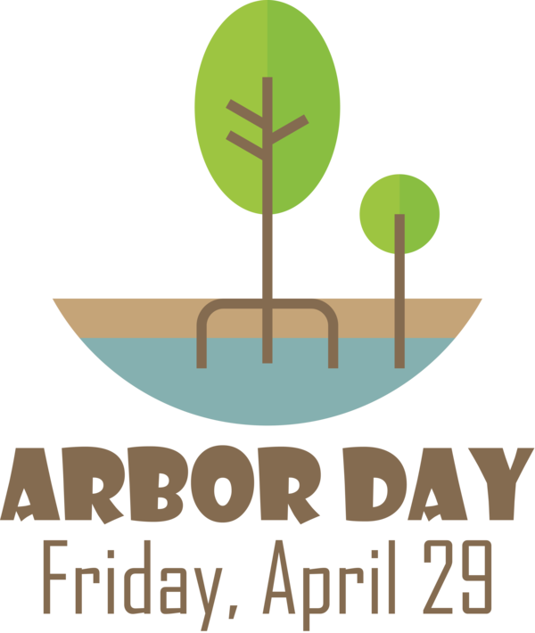Transparent Arbor Day Logo Design Diagram for Happy Arbor Day for Arbor Day