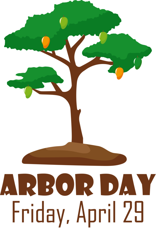 Transparent Arbor Day Tree Vector Design for Happy Arbor Day for Arbor Day