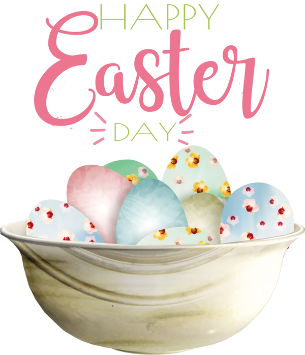 Transparent Easter Ice Cream Frozen dessert Dairy product for Easter Day for Easter