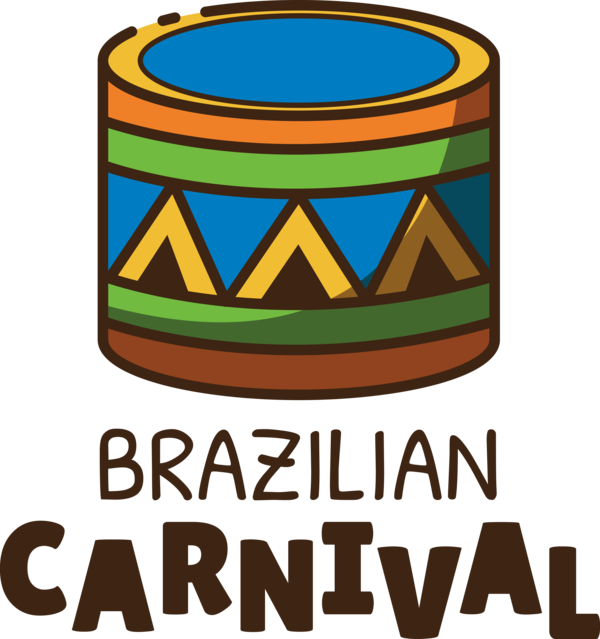 Transparent Brazilian Carnival Logo Signage Meter for Carnaval do Brasil for Brazilian Carnival