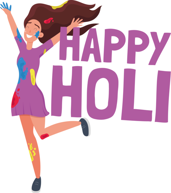 Transparent Holi Cartoon Sports equipment Shoe for Happy Holi for Holi