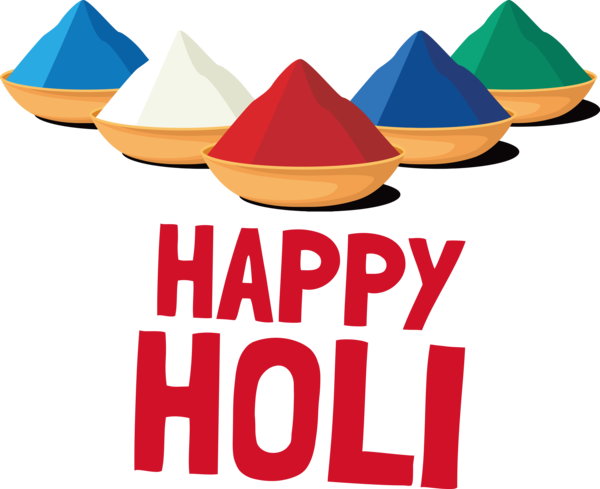 Transparent Holi Logo KFC Line for Happy Holi for Holi