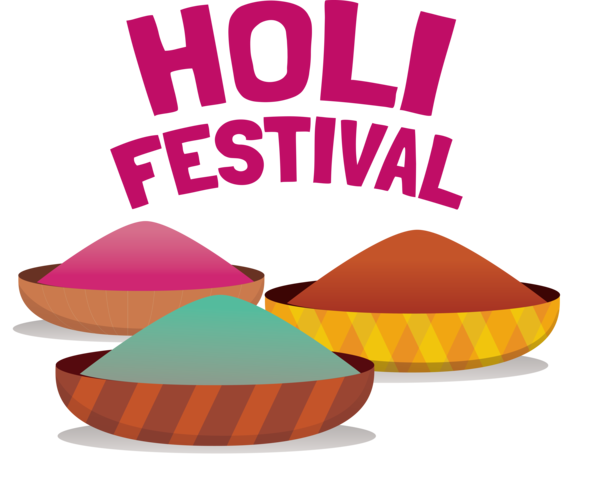 Transparent Holi Design Logo Meter for Happy Holi for Holi