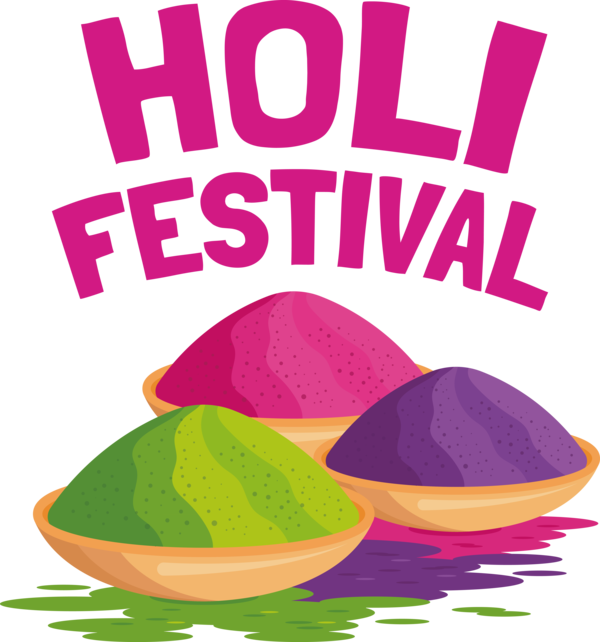 Transparent Holi Text Text Festival Fruit for Happy Holi for Holi