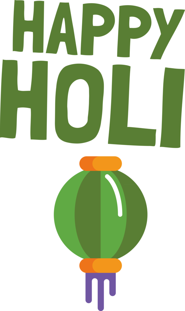 Transparent Holi Logo Design Symbol for Happy Holi for Holi