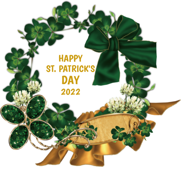 Transparent St. Patrick's Day St. Patrick's Day Shamrock Design for Saint Patrick for St Patricks Day