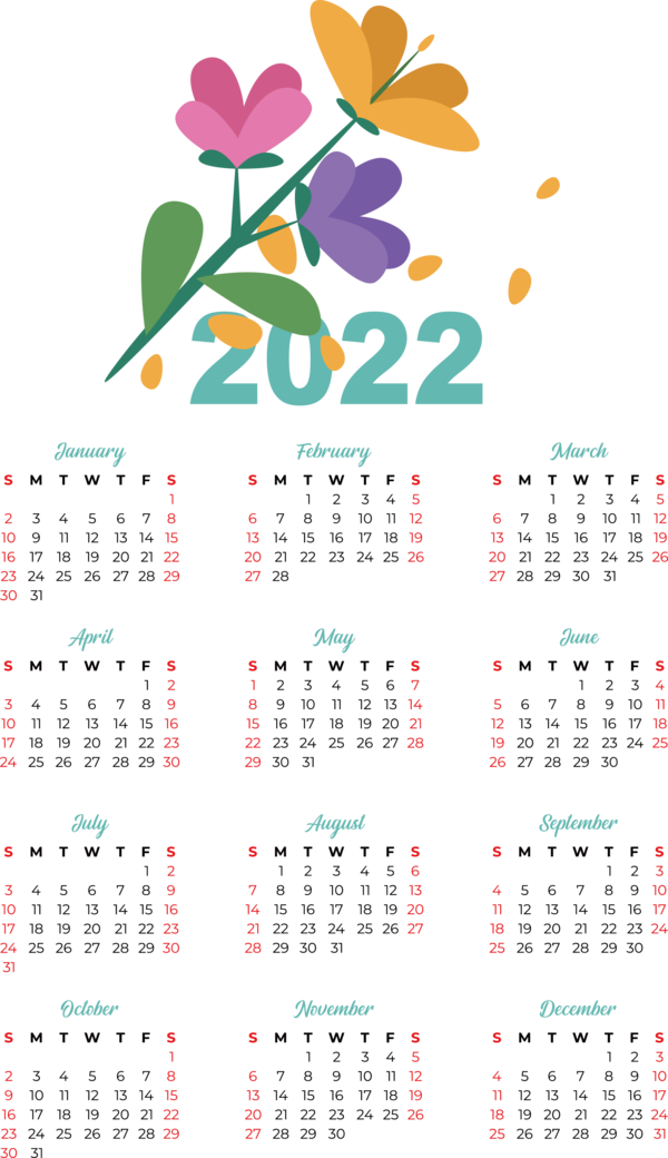 Transparent New Year calendar Islamic calendar Month for Printable 2022 Calendar for New Year