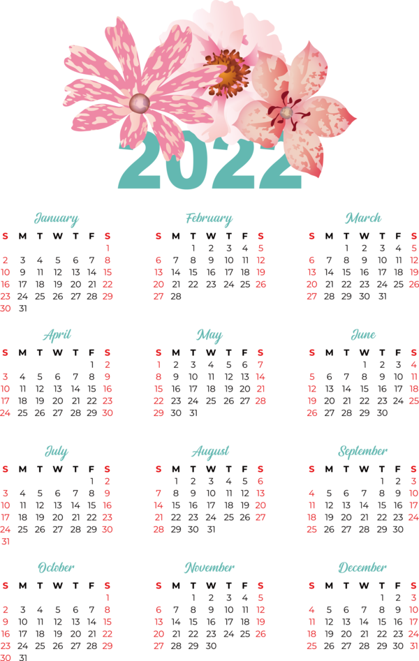 Transparent New Year calendar Week number Tamil calendar for Printable 2022 Calendar for New Year