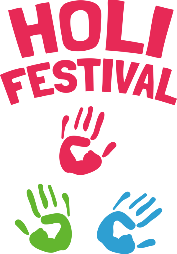 Transparent Holi Human Logo Design for Happy Holi for Holi