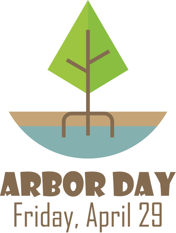 Transparent Arbor Day Logo Design Text for Happy Arbor Day for Arbor Day