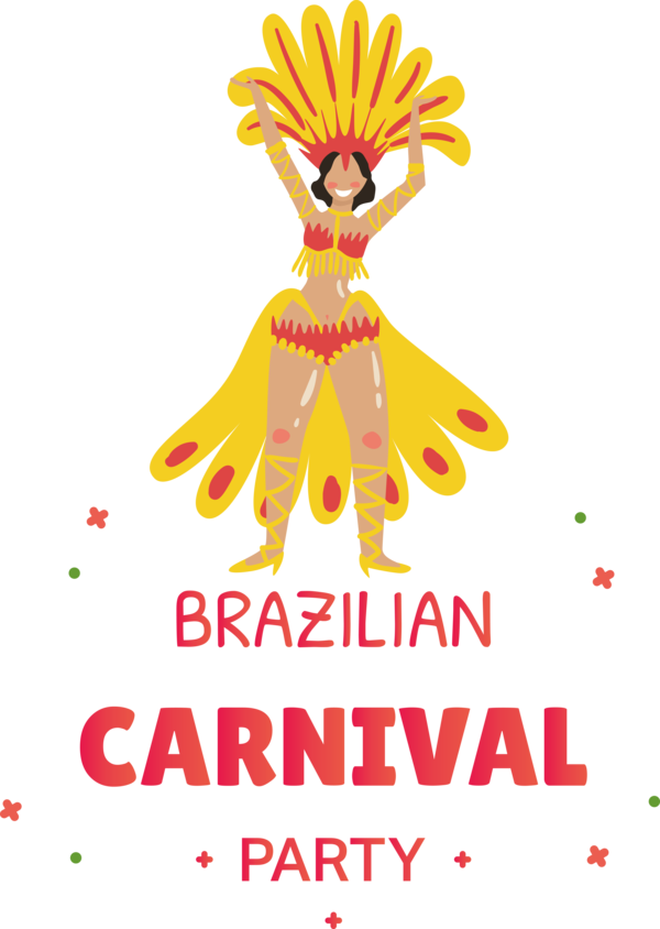 Transparent Brazilian Carnival Logo Flower Drawing for Carnaval do Brasil for Brazilian Carnival