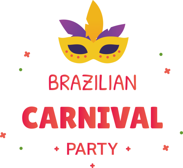 Transparent Brazilian Carnival Logo Design Line for Carnaval do Brasil for Brazilian Carnival