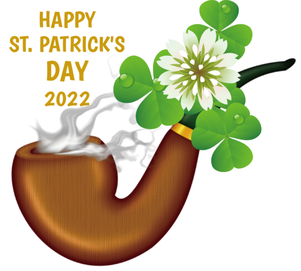 Transparent St. Patrick's Day Flower Clover for Saint Patrick for St Patricks Day