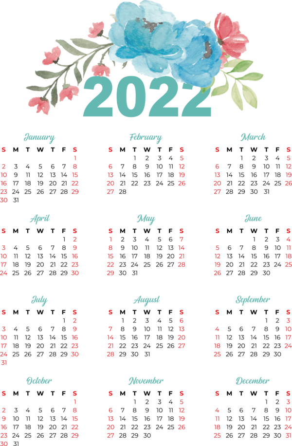 Transparent New Year calendar 2011 Holiday for Printable 2022 Calendar for New Year