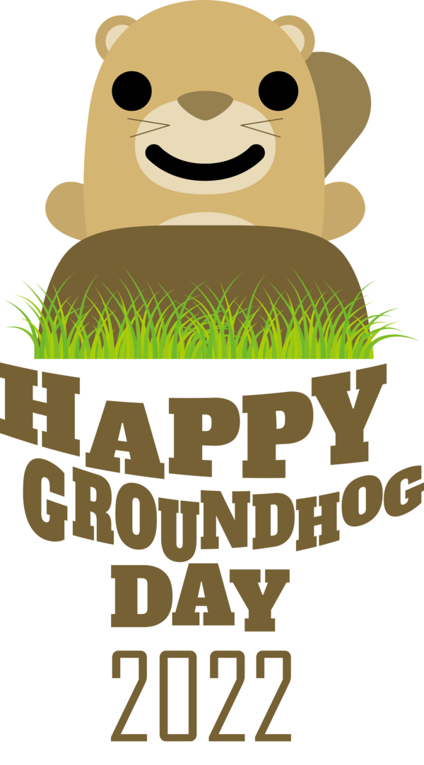 Transparent Groundhog Day Bears Human Logo for Groundhog for Groundhog Day