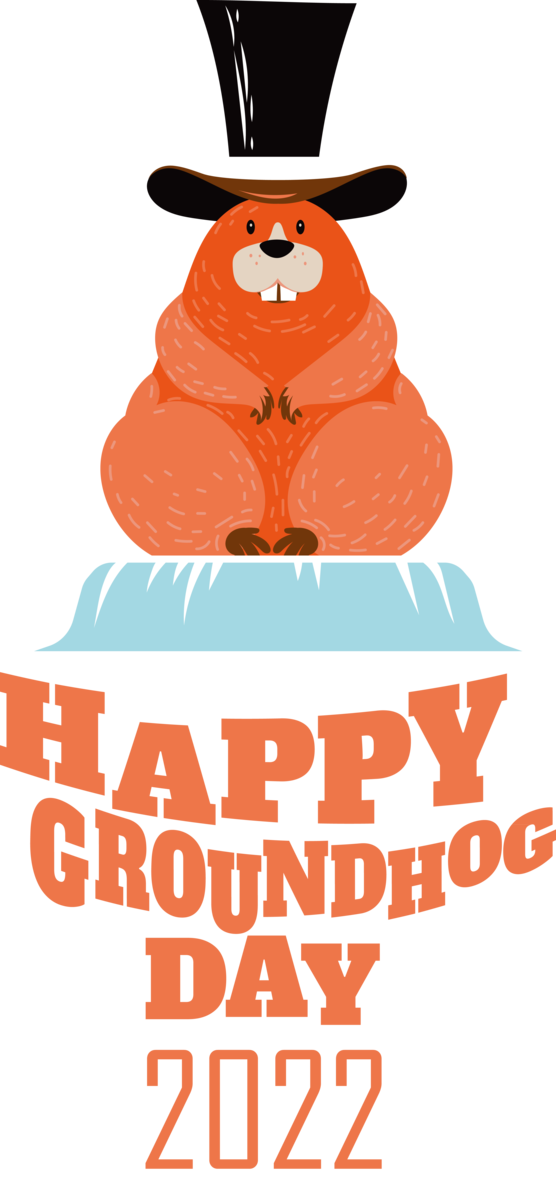Transparent Groundhog Day Design Cartoon Logo for Groundhog for Groundhog Day