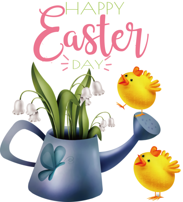 Transparent Easter Easter Bunny Holiday Design for Easter Day for Easter