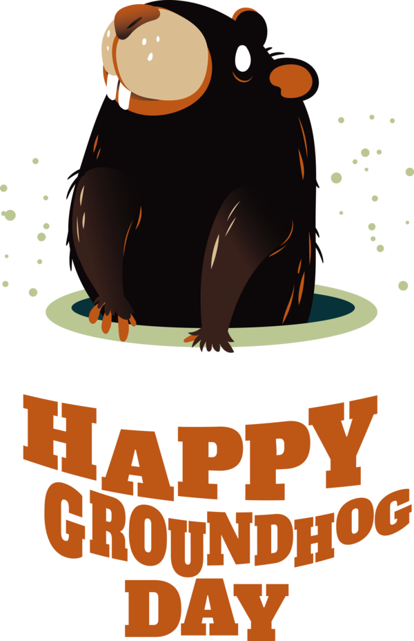 Transparent Groundhog Day Design Logo Design Direction Inc for Groundhog for Groundhog Day