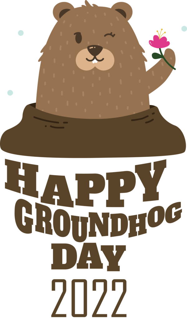 Transparent Groundhog Day Logo Bears Groundhog for Groundhog for Groundhog Day