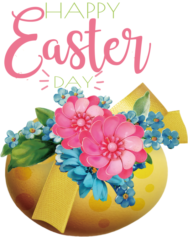 Transparent Easter Floral design Red Easter egg Design for Easter Day for Easter