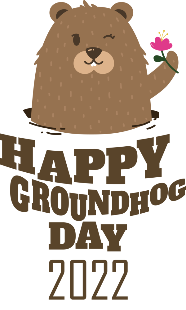 Transparent Groundhog Day Dog Logo Snout for Groundhog for Groundhog Day