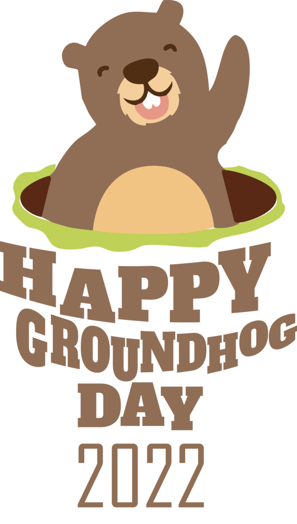 Transparent Groundhog Day Bears Human Cartoon for Groundhog for Groundhog Day