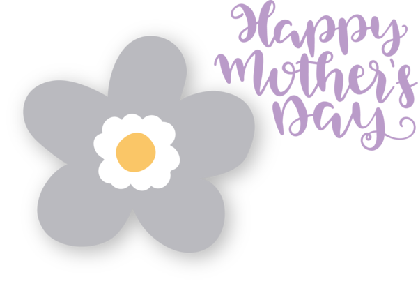 Transparent Mother's Day Floral design Design Flower for Happy Mother's Day for Mothers Day