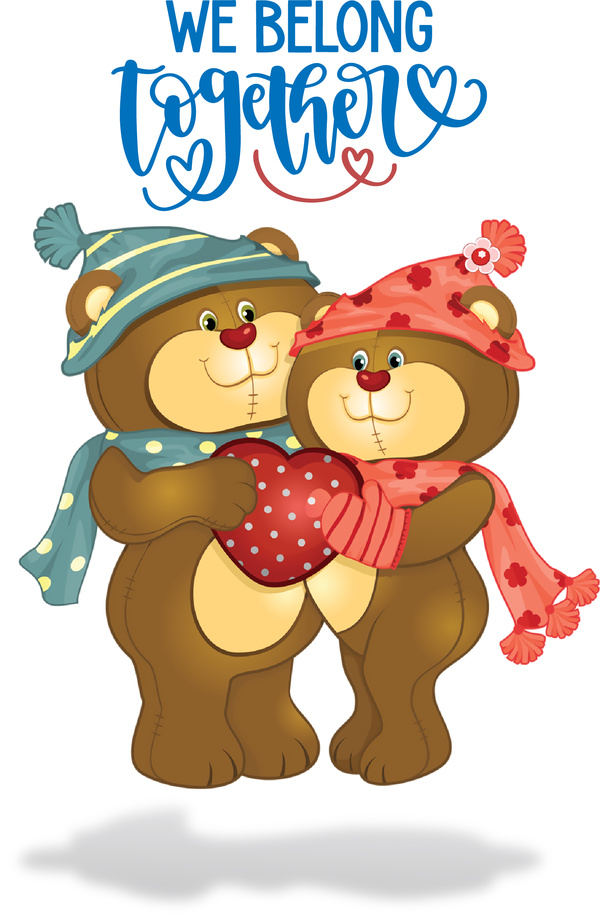 Transparent Valentine's Day Bears Chloe Park calendar for Teddy Bear for Valentines Day