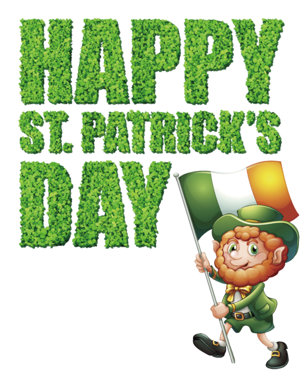 Transparent St. Patrick's Day Human Cartoon Green for Saint Patrick for St Patricks Day