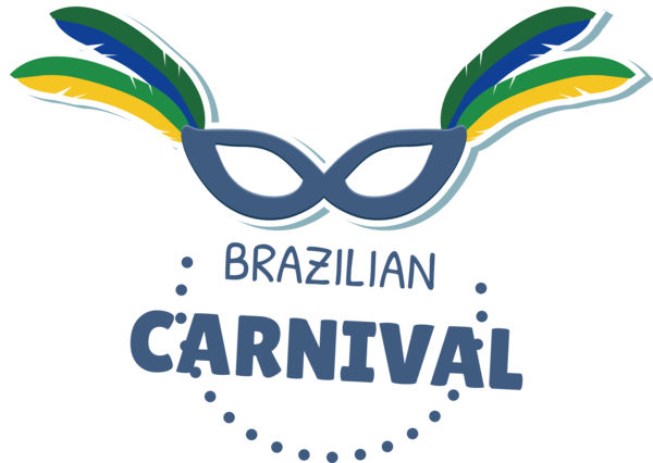 Transparent Brazilian Carnival Logo Design Line for Carnaval do Brasil for Brazilian Carnival