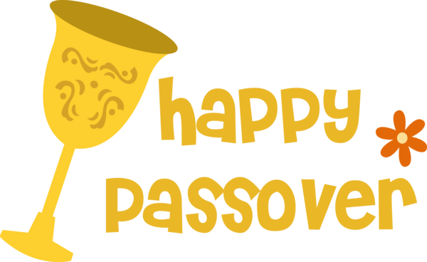 Transparent Passover Logo Commodity Yellow for Happy Passover for Passover