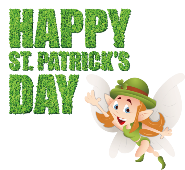 Transparent St. Patrick's Day Leaf Cartoon Logo for Saint Patrick for St Patricks Day