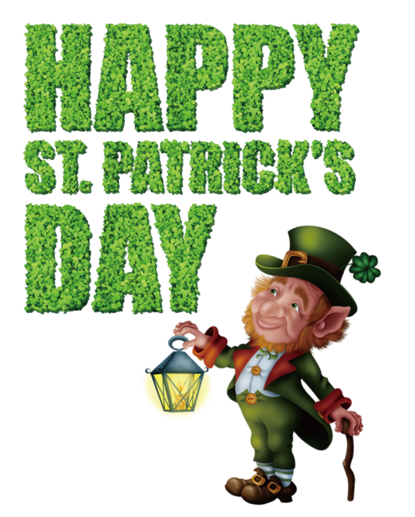 Transparent St. Patrick's Day Human Leprechaun Cartoon for Saint Patrick for St Patricks Day