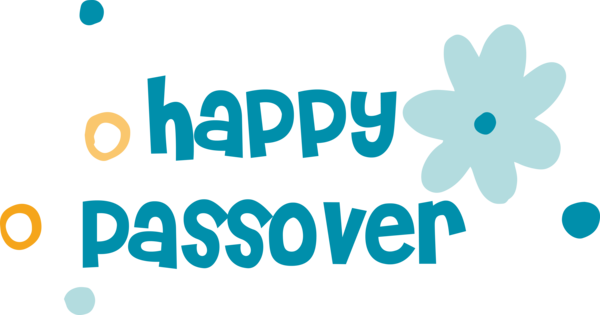 Transparent Passover Design Logo Line for Happy Passover for Passover