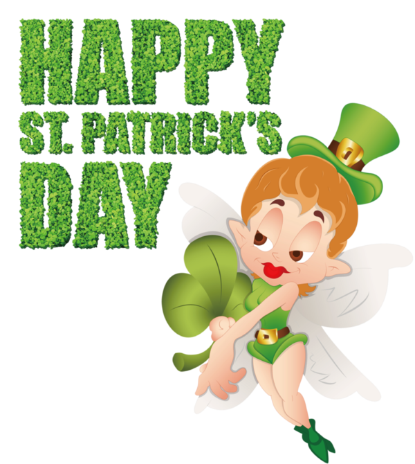 Transparent St. Patrick's Day Leaf Flower Cartoon for Saint Patrick for St Patricks Day