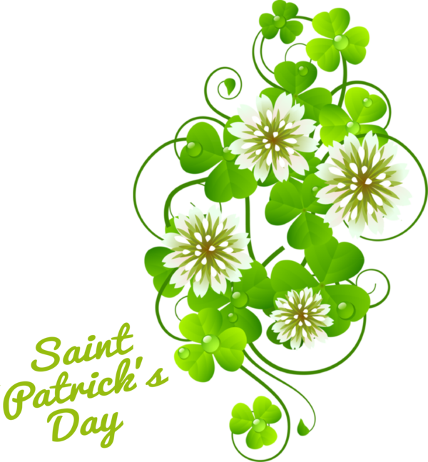 Transparent St. Patrick's Day St. Patrick's Day Shamrock Ireland for Four Leaf Clover for St Patricks Day
